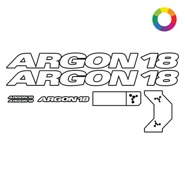 Custom Argon 18 E117 LARGE Decal
