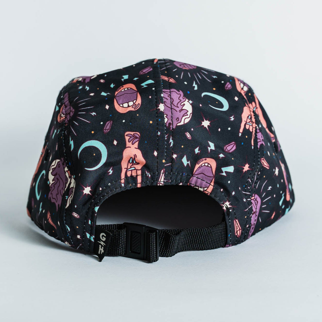 Gritty Habits x Ground Keeper 5-Panel Hat Cap NWT Graphic SnapBack Cap gritty-habits-ride-or-die-5-  main image 2
