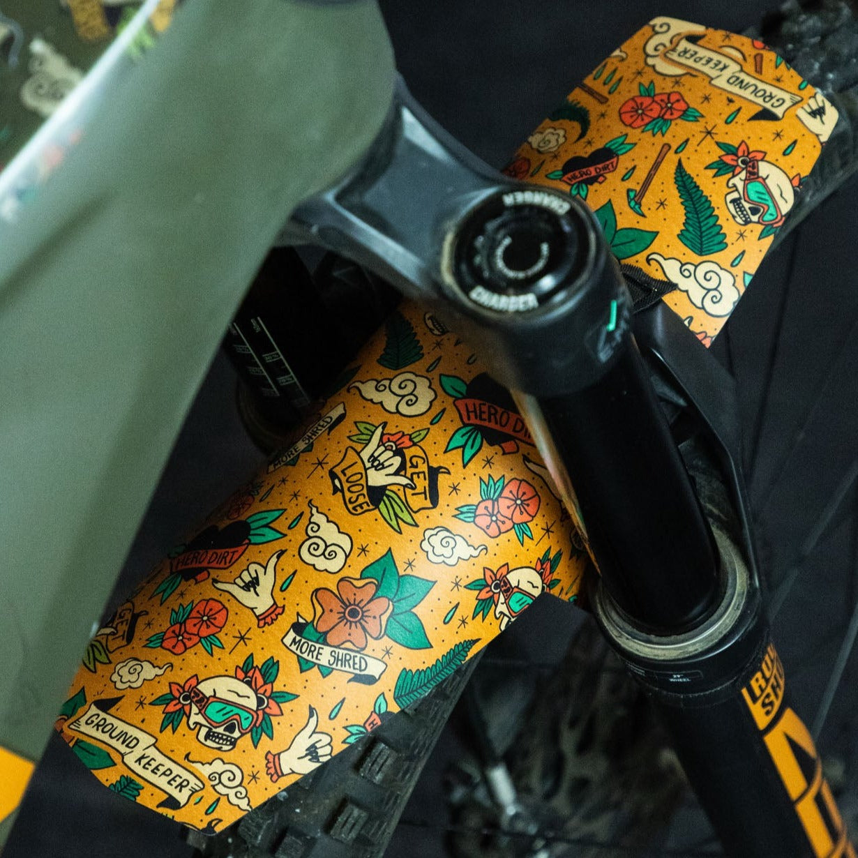 Ground Keeper Shredder Jerry Long Fender | Mountain Bike Front