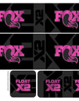 Metallic 2026 Fox Float X2 Shock Decal
