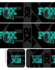 Metallic 2026 Fox Float X2 Shock Decal
