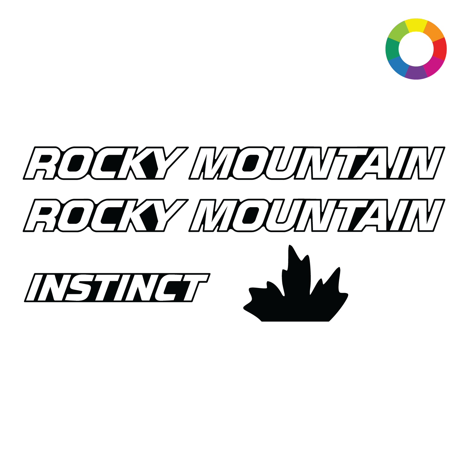 Custom 2024 Rocky Mountain Instinct Decal Kit Fully Customizable