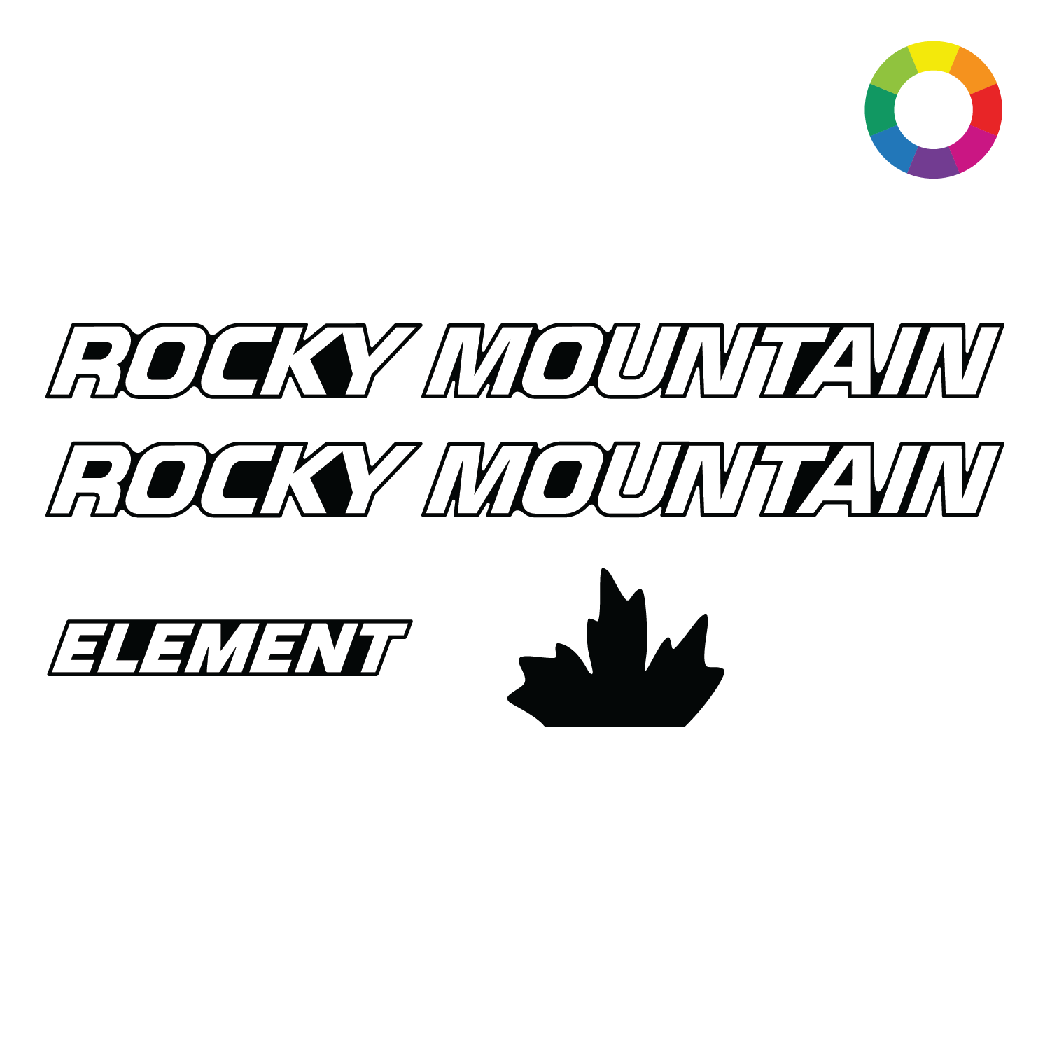 Custom 2025 Rocky Mountain Element Decal Kit | Fully Customizable