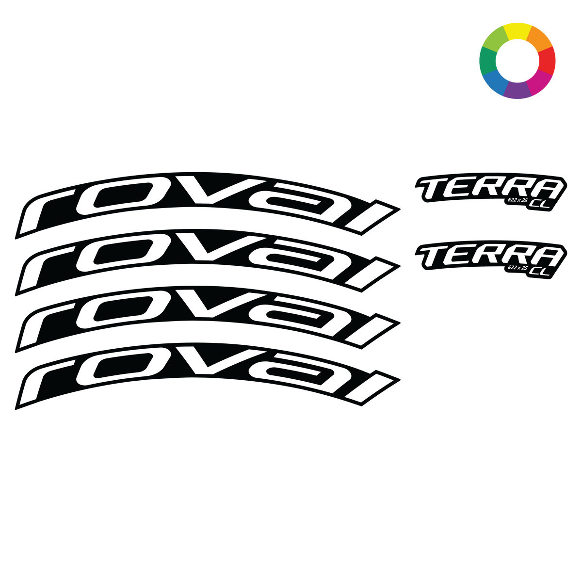 Custom 2020 Roval Terra CL Rim Decals | Fully Customizable