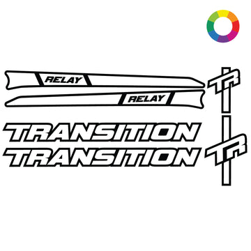 Custom 2023 Transition Relay Carbon Decal Kit
