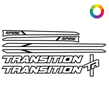 Custom 2023 Transition Spire Carbon Decal Kit