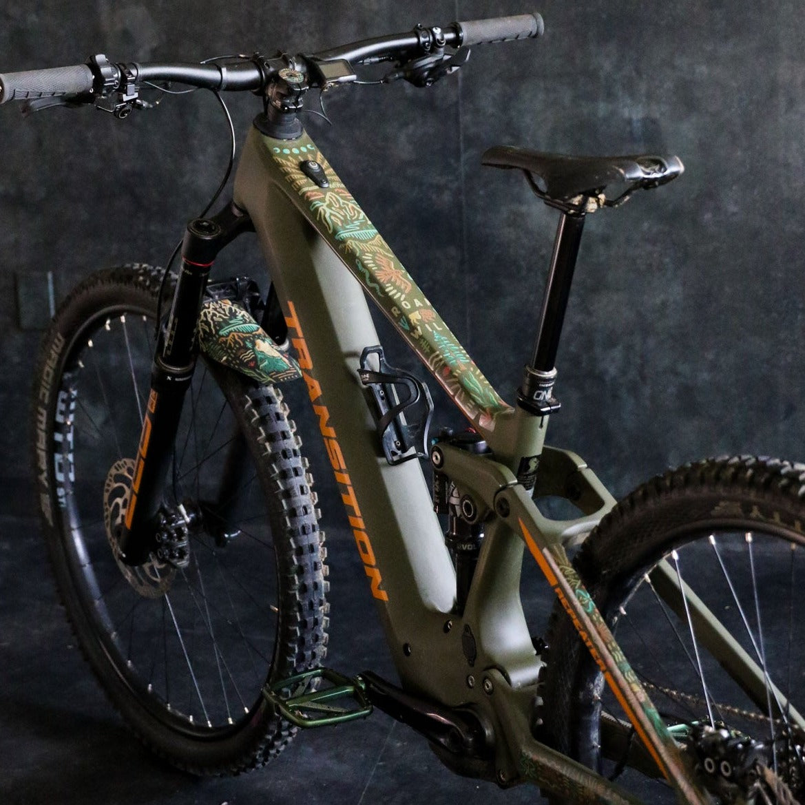 Ground Keeper Botanic Revival Frame Keeper Bicycle Frame Protection Ground Keeper Custom