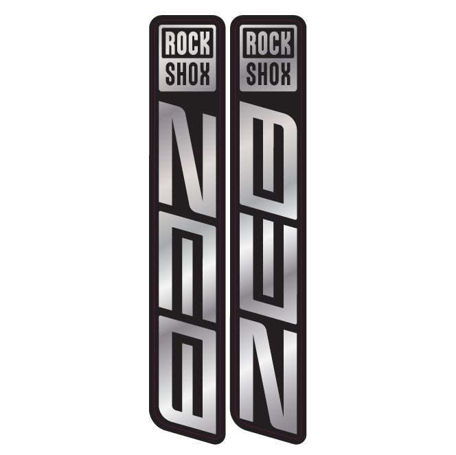 Metallic RockShox ZEB Fork Decal – Ground Keeper Custom