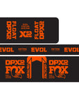 Fox Float DPX2 Shock Decal - CLEARANCE