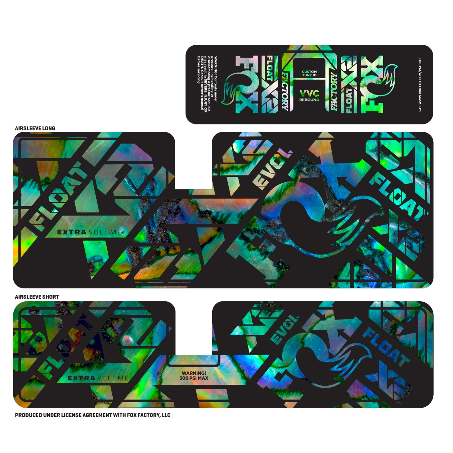 Ground Keeper Fox Float X2 Decals | MTB Shock Sticker – Ground
