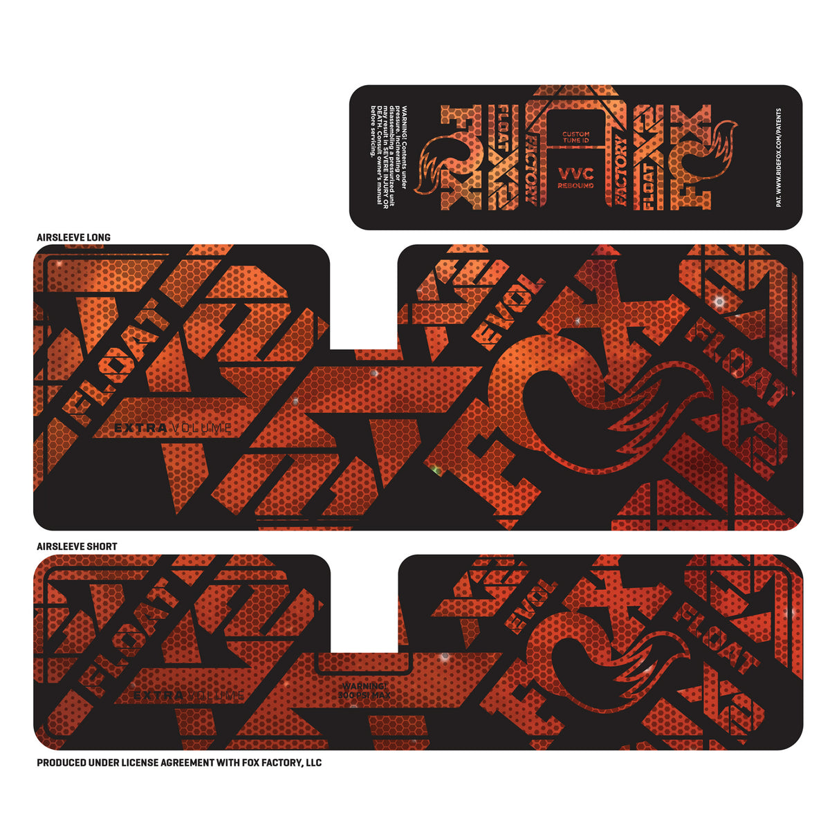 Ground Keeper Fox Float X2 Decals MTB Shock Sticker – Ground