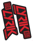 RockShox Lyrik Decals - CLEARANCE