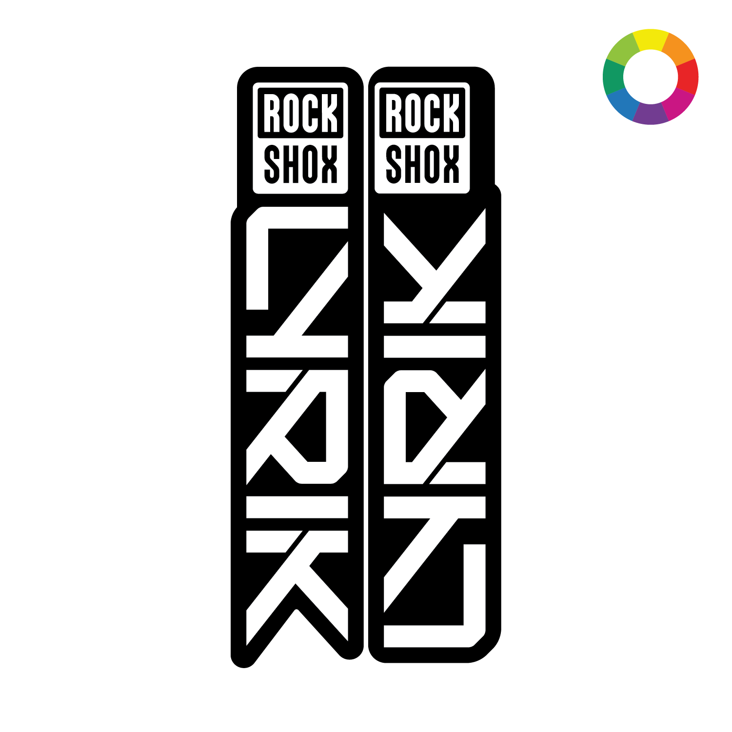 Rockshox online lyrik decals