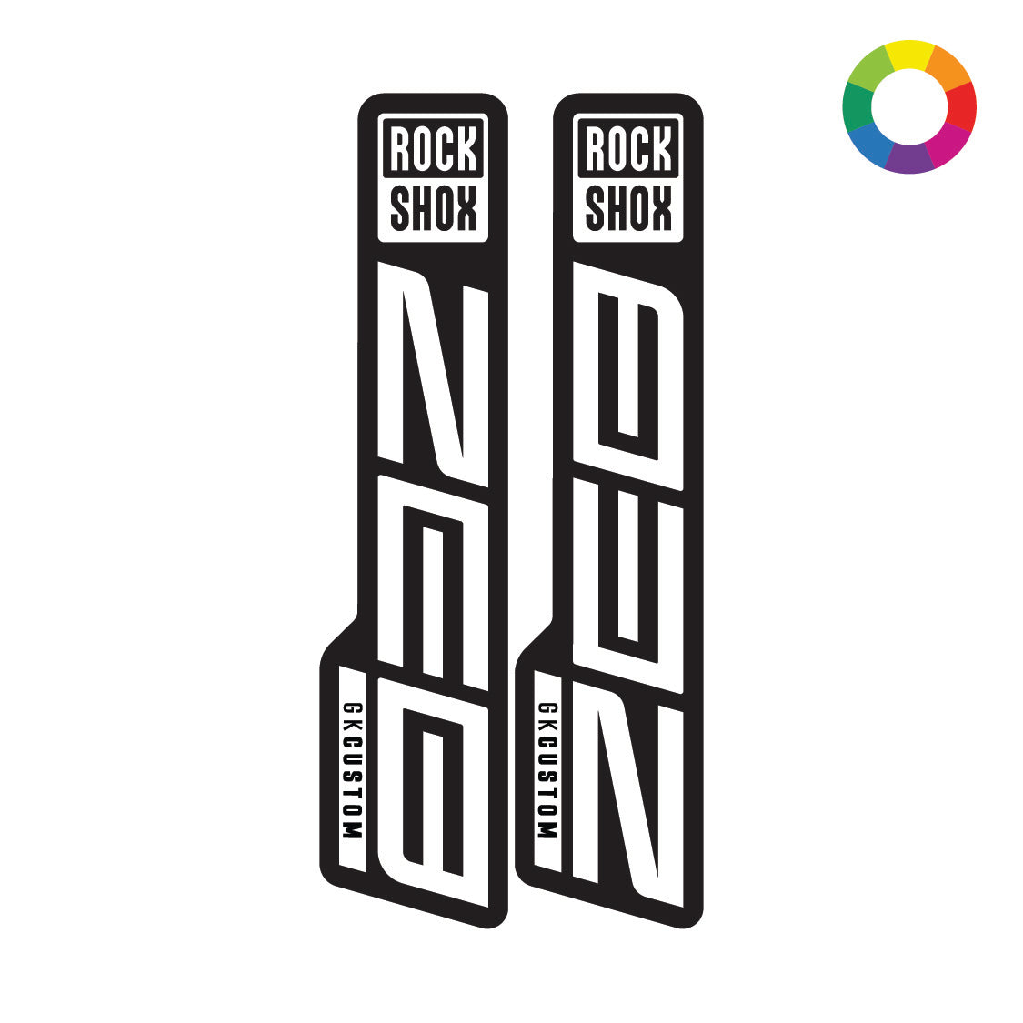 Rockshox zeb online decals