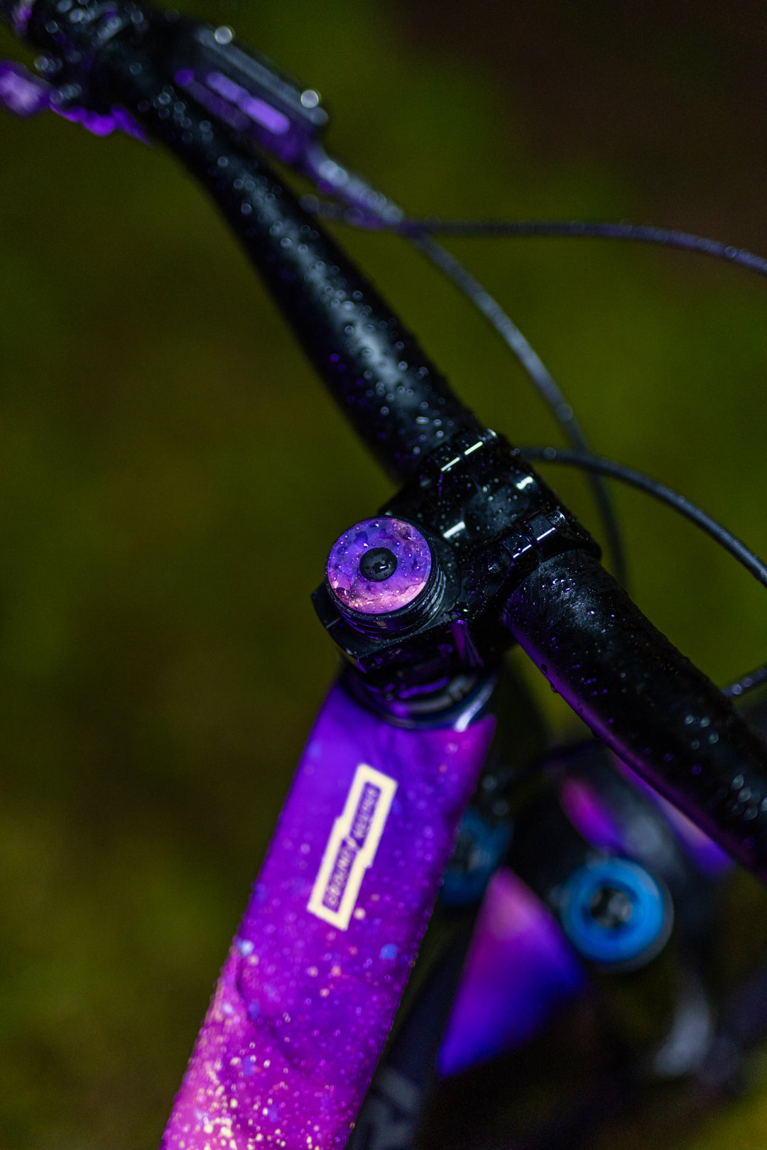 MTB Topcaps Custom Mountain Bike Top Cap for Headset & Stem Ground Keeper Custom