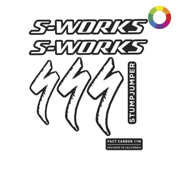 CUSTOM 2025 Specialized Stumpjumper S-Works XS-S-M Decal