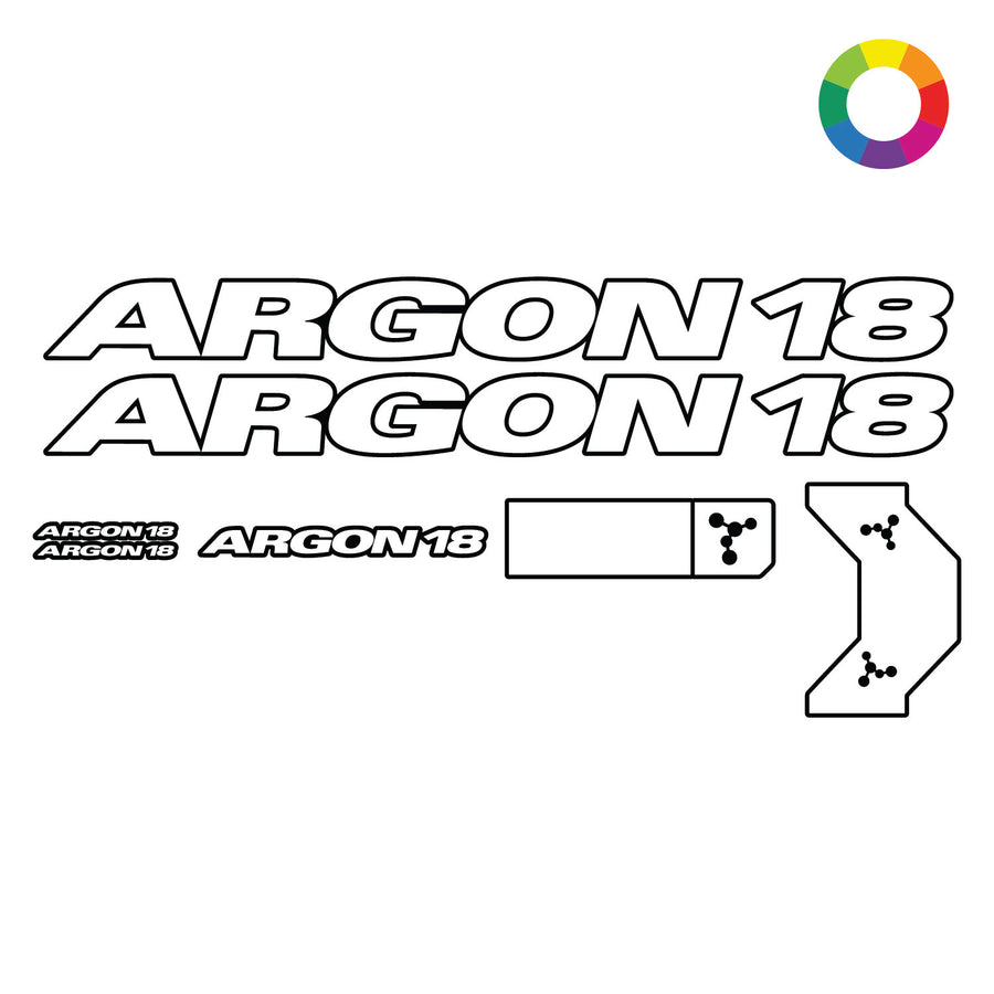 Custom Argon 18 E117 SMALL Decal