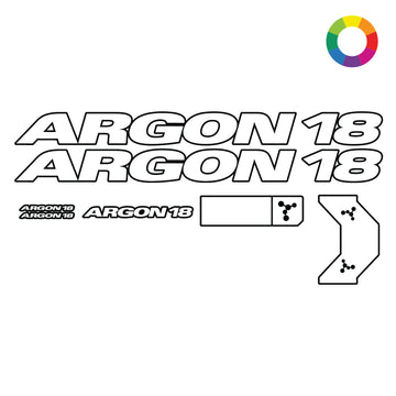 Custom Argon 18 E117 XLARGE Decal