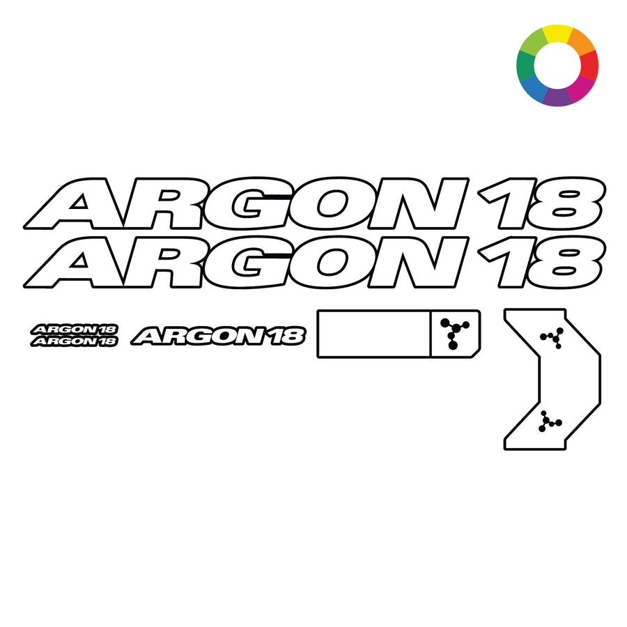 Custom Argon 18 E117 XLARGE Decal