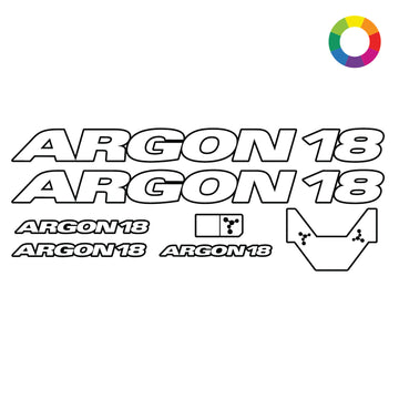 Custom Argon 18 E118 LARGE Decal