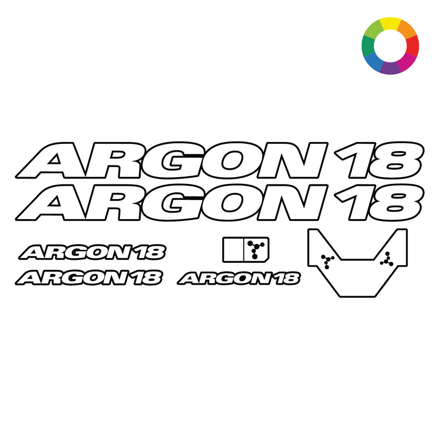 Custom Argon 18 E118 MEDIUM Decal