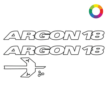 Custom Argon 18 E119 LARGE Decal