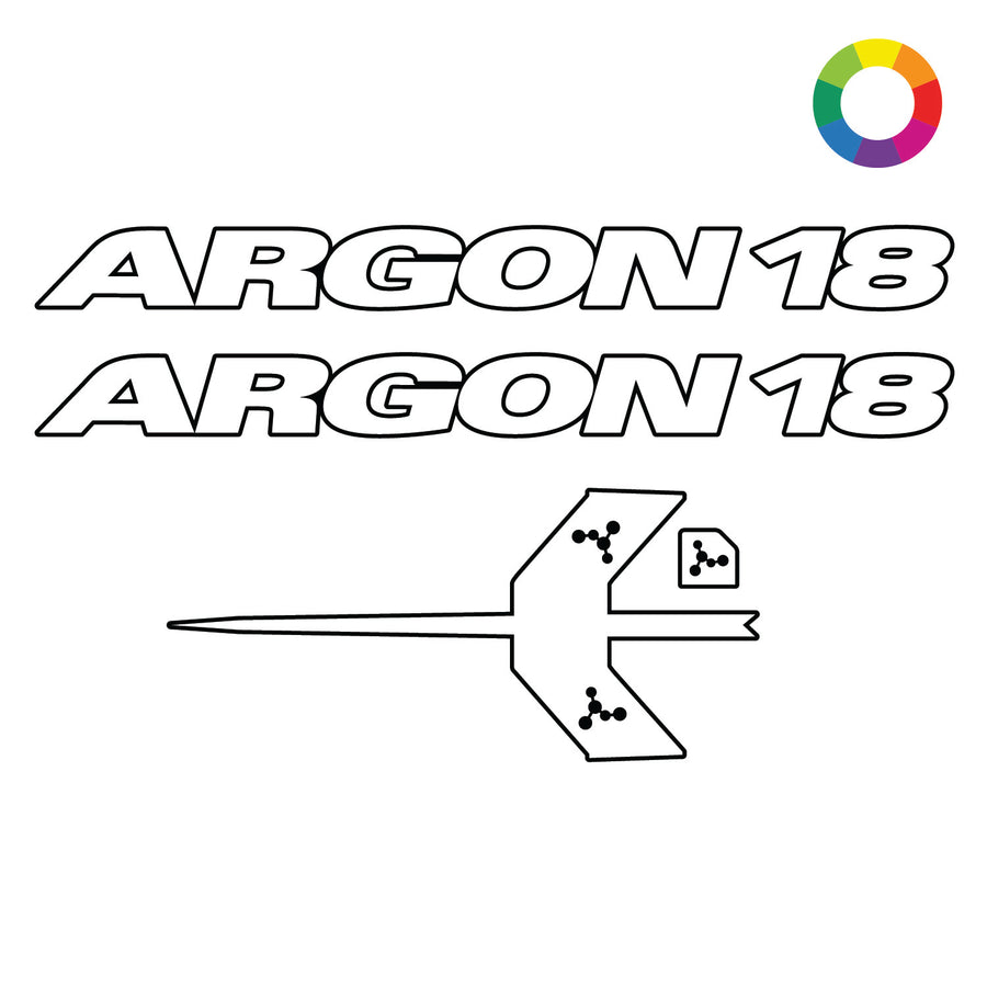 Custom Argon 18 TKO LARGE Decal