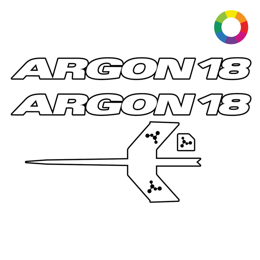 Custom Argon 18 TKO SMALL Decal