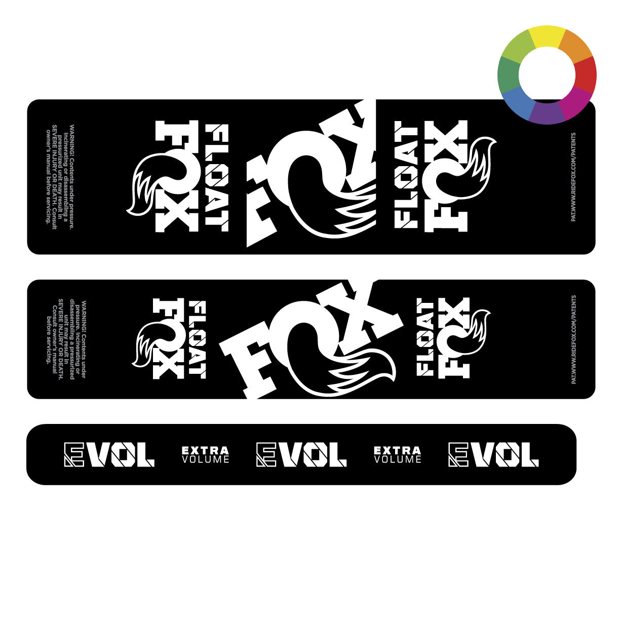 Ground Keeper Custom 2024 Fox Factory Float Decals | Fully Customizable