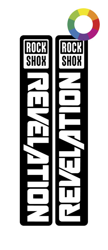Custom 2021+ RockShox Revelation Fork Decals