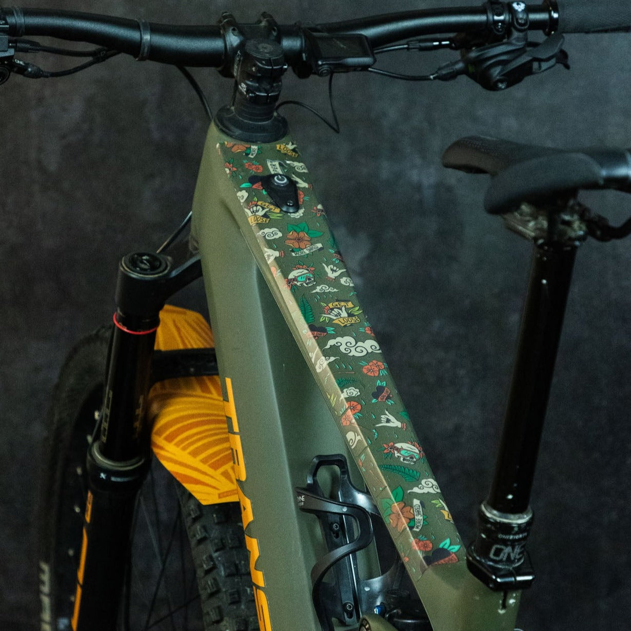 Ground Keeper Shredder Jerry Frame Keeper Bicycle Frame Protection Ground Keeper Custom