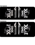 Metallic Fox DHX Shock Decal