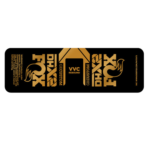 Ground Keeper Fox Float X2 Decals | MTB Shock Sticker – Ground