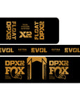 Metallic Fox DPX2 Shock Decal