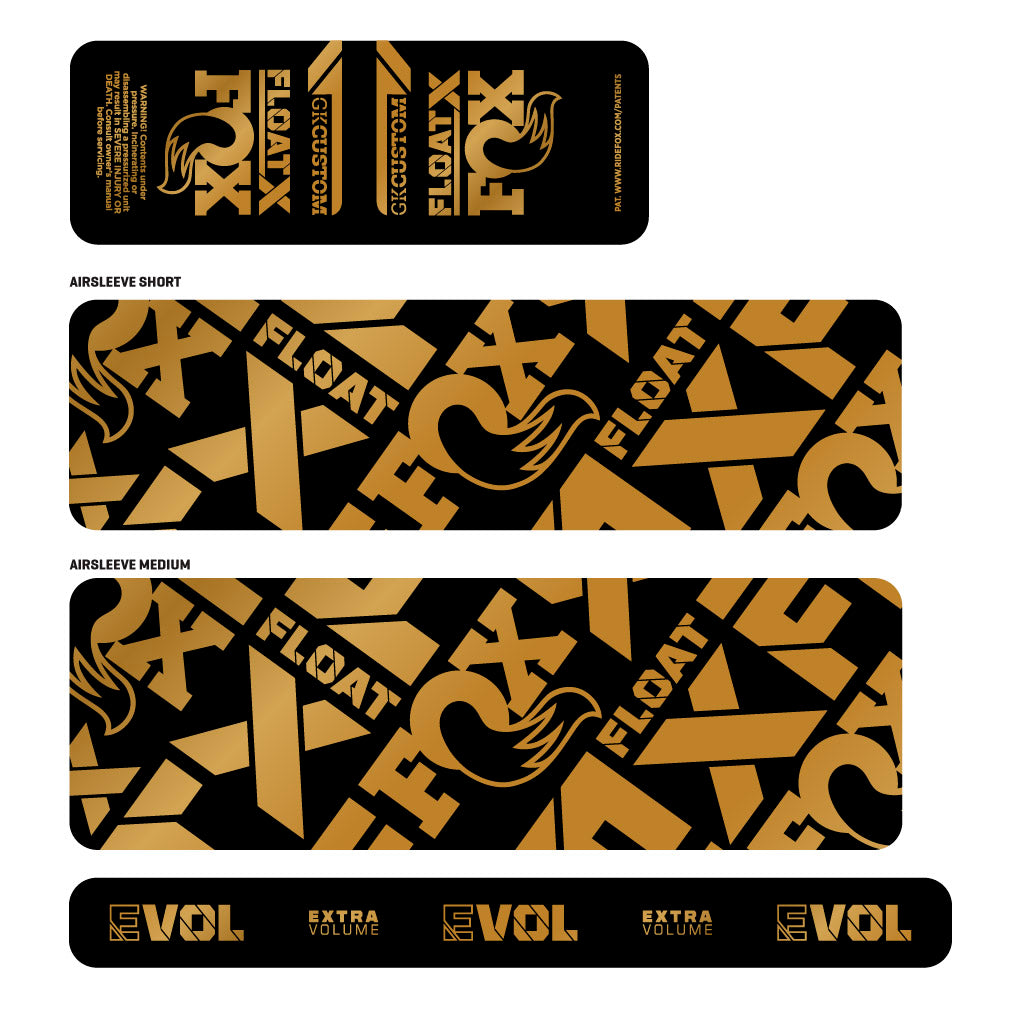 Ground Keeper Fox Float X2 Decals | MTB Shock Sticker – Ground Keeper ...