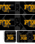 Metallic 2026 Fox Float X2 Shock Decal