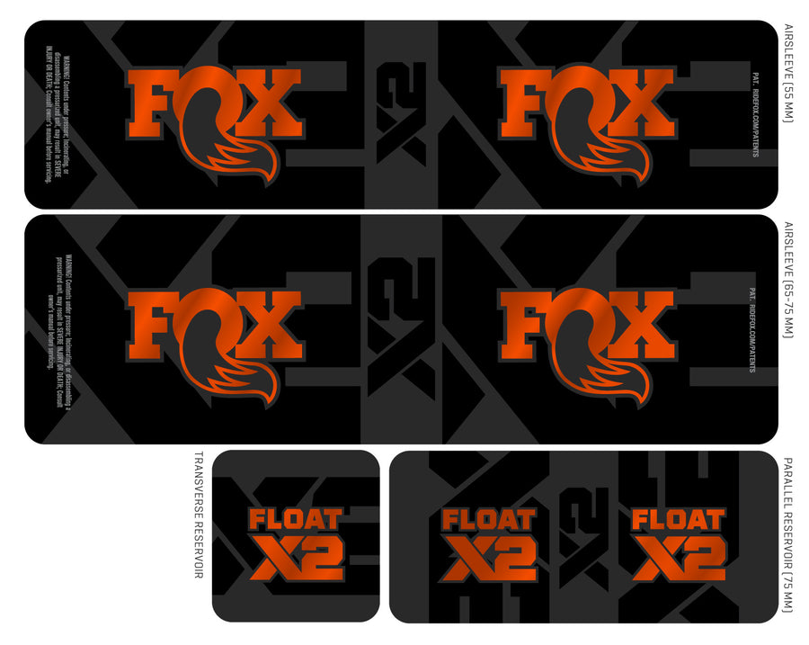 Ground Keeper 2026 Fox Float X2 Decals | MTB Shock Sticker