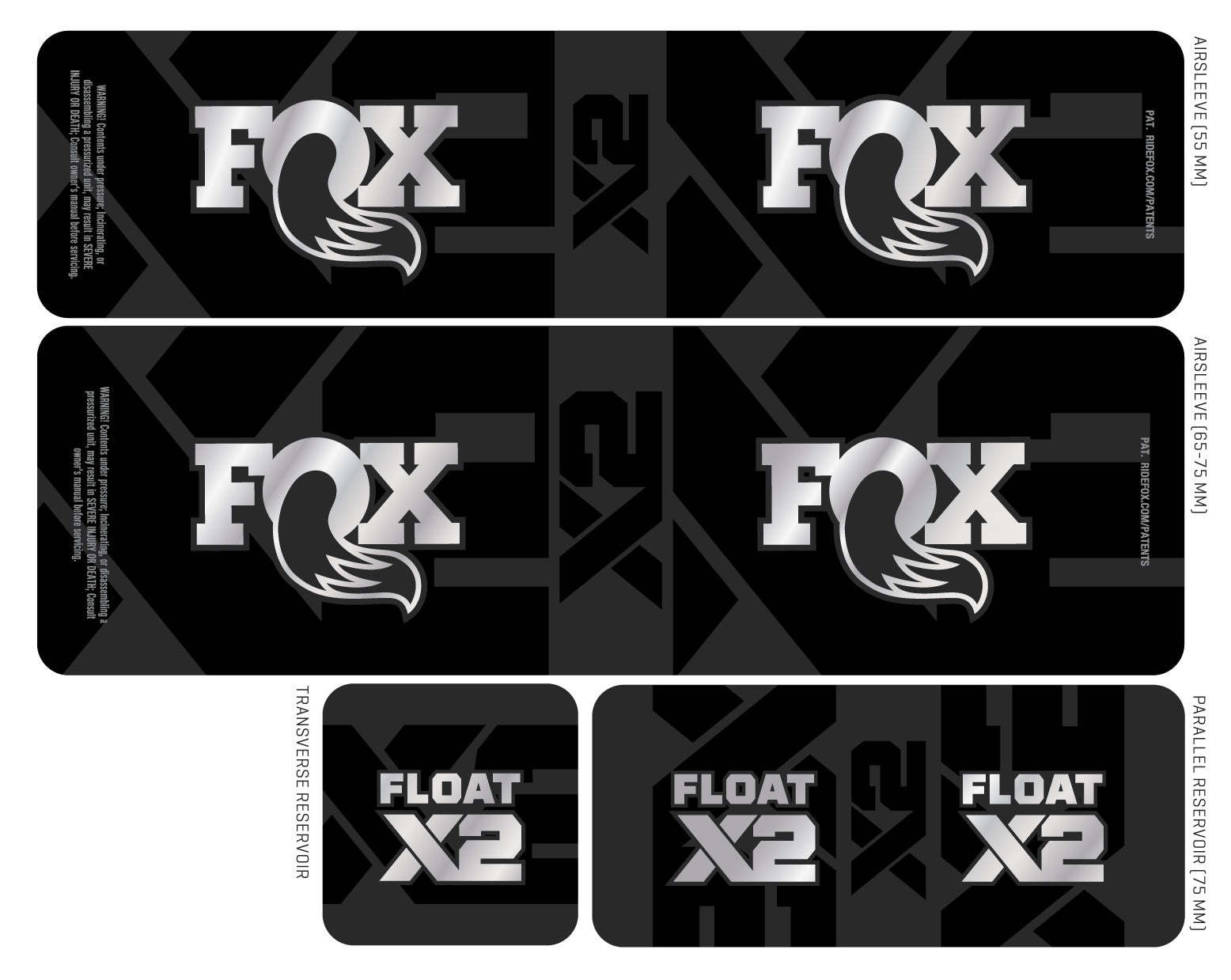 Ground Keeper 2026 Fox Float X2 Decals | MTB Shock Sticker – Ground ...