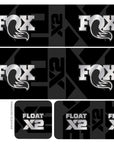 Metallic 2026 Fox Float X2 Shock Decal