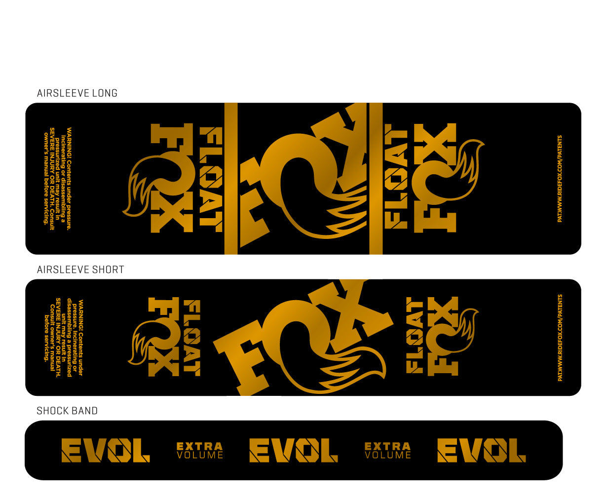 Ground Keeper 2024+ Fox Float Decals | MTB Shock Sticker – Ground ...