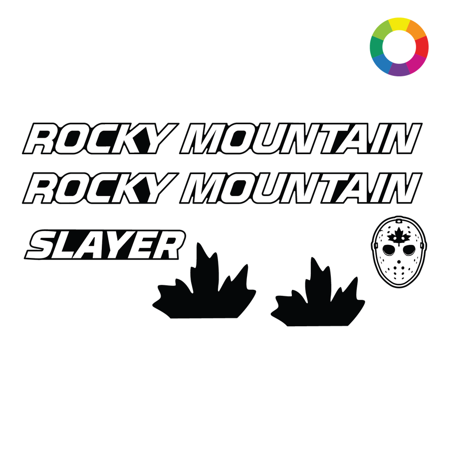 Custom 2023+ Rocky Mountain Slayer Decal Kit