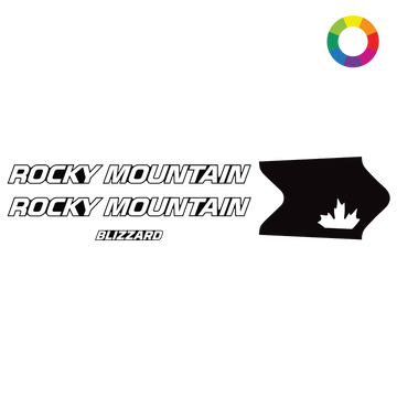 Custom 2024 Rocky Mountain Blizzard Alloy Decal Kit