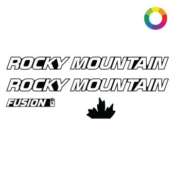 Custom 2024 Rocky Mountain Fusion Powerplay Decal Kit