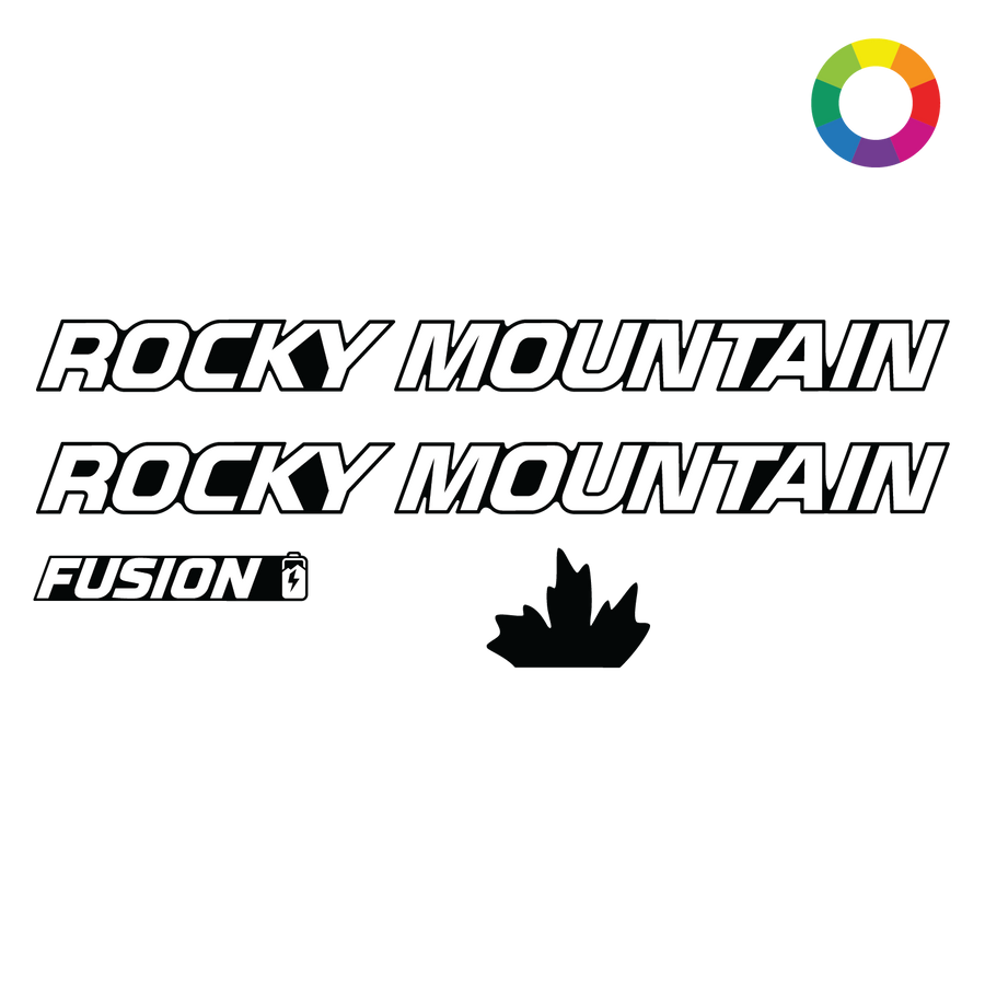 Custom 2024 Rocky Mountain Fusion Powerplay Decal Kit