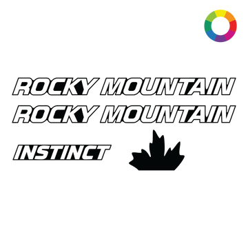 Custom 2024 Rocky Mountain Instinct Decal Kit