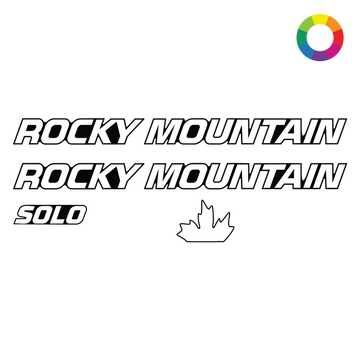 Custom 2024 Rocky Mountain Solo Decal Kit