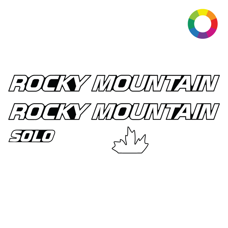 Custom 2024 Rocky Mountain Solo Decal Kit