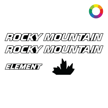 Custom 2025 Rocky Mountain Element Decal Kit