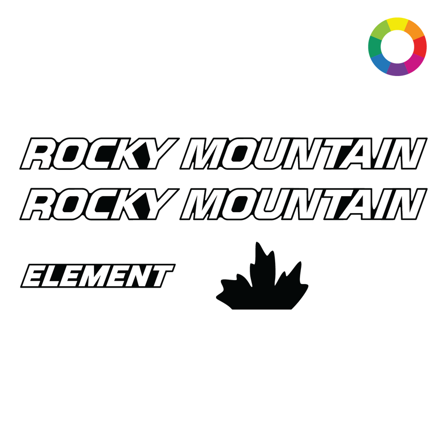 Custom 2025 Rocky Mountain Element Decal Kit