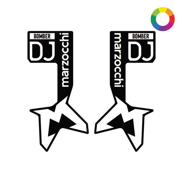 Custom 2025 Marzocchi Bomber DJ Decal | Fully Customizable